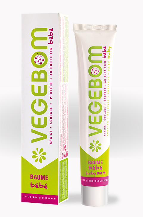 Packaging Baume bébé VEGEBOM