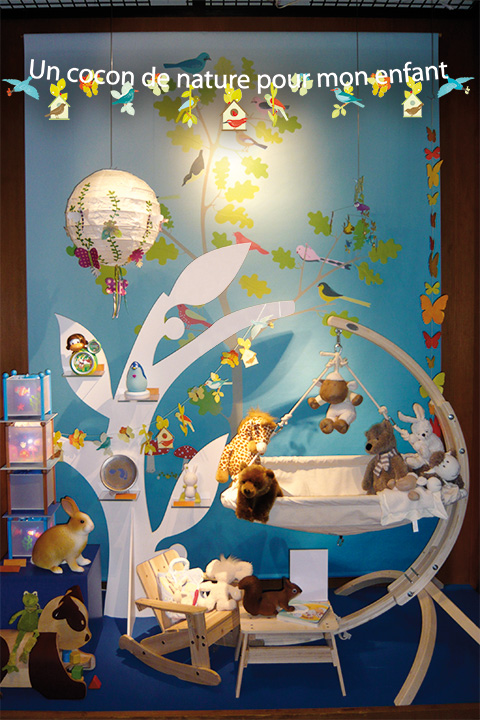 Vitrines des magasins Nature & Découvertes