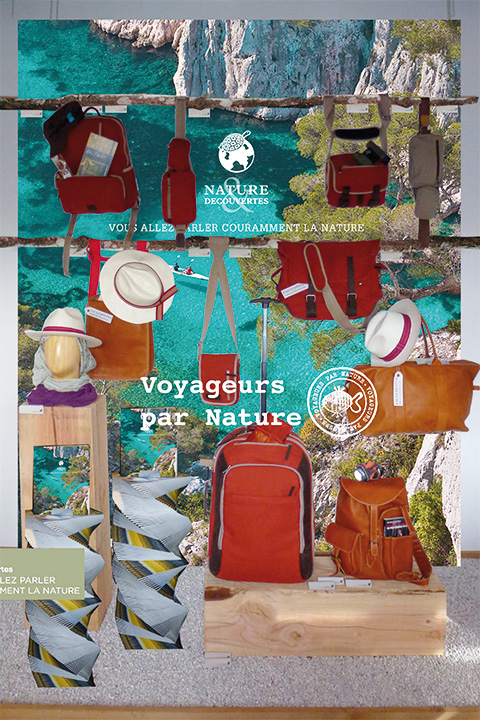 Vitrines des magasins Nature & Découvertes